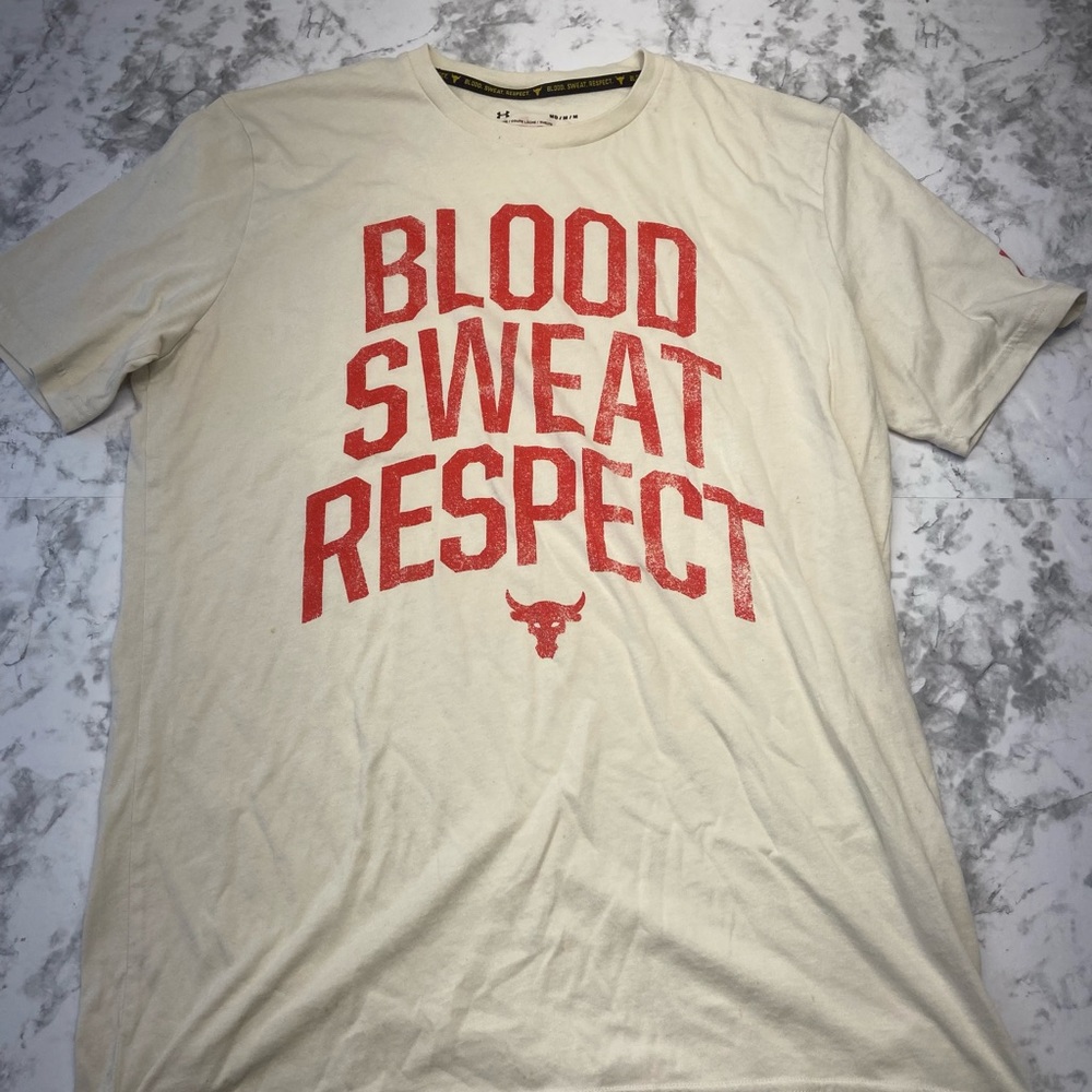 Under Armour Project Rock Blood Sweat Respect T-Shirt